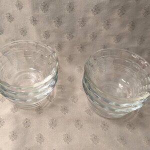 Set of 6 Pyrex Fluted Custard Cups